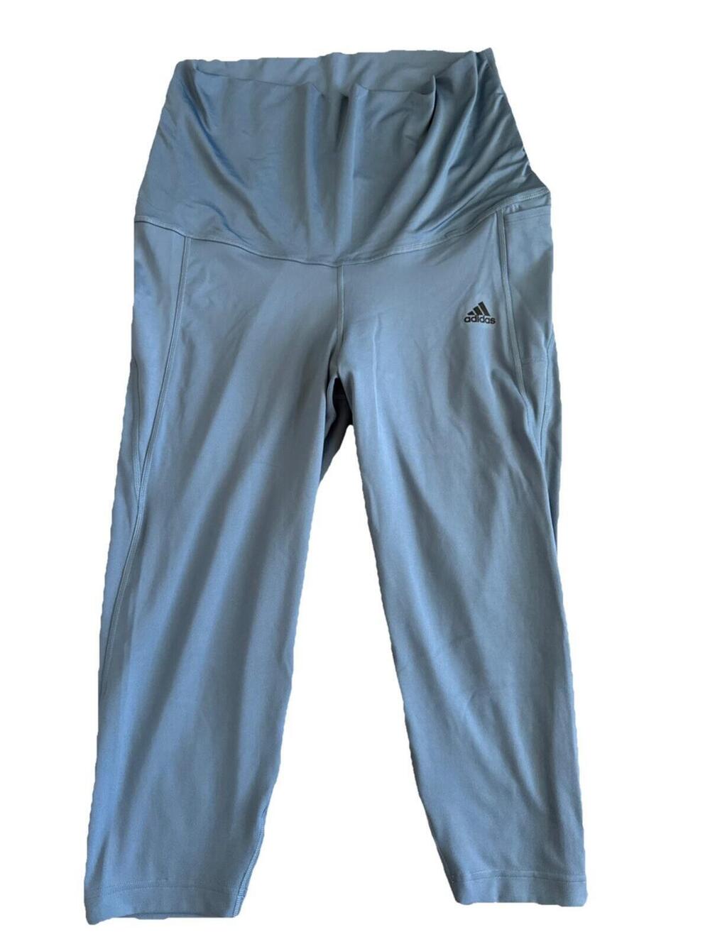 Adidas Size XL Maternity Women's 3/4 Sport Tights. New With Tags